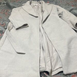 H&M Women's Light Gray Trench Coat